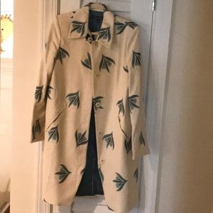 Brooke Brothers Embroidered Coat.Never worn